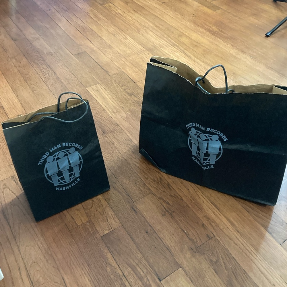 Third Man Records Black Shopping Bags-Two- from 2023
